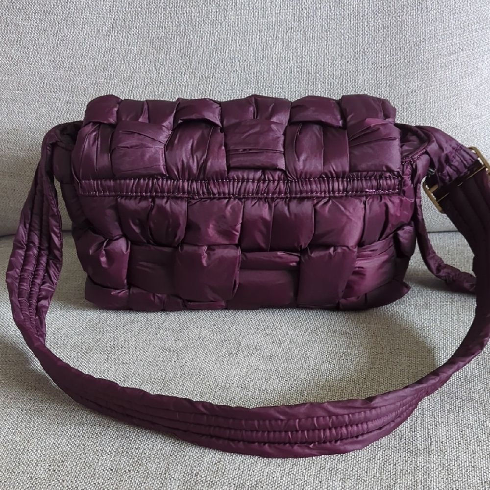 Purple Sam Edelman Elcie Woven Messenger Bag